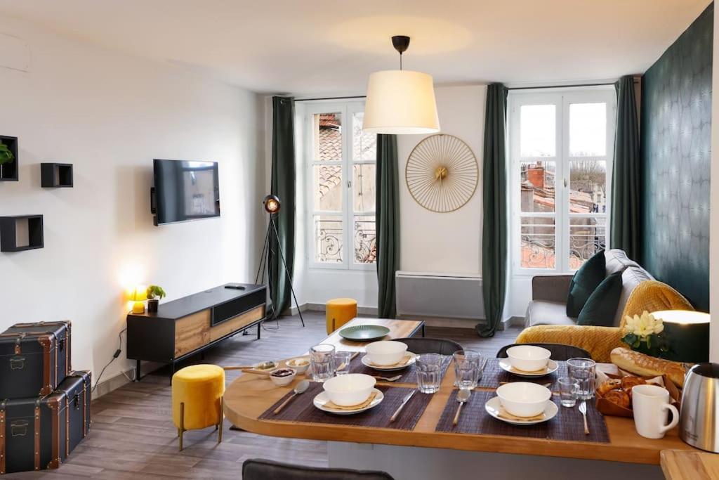 N3 Des Etudes Duplex Hypercentre Wifi Conciergeriedamecarcas Apartment Каркасон Екстериор снимка